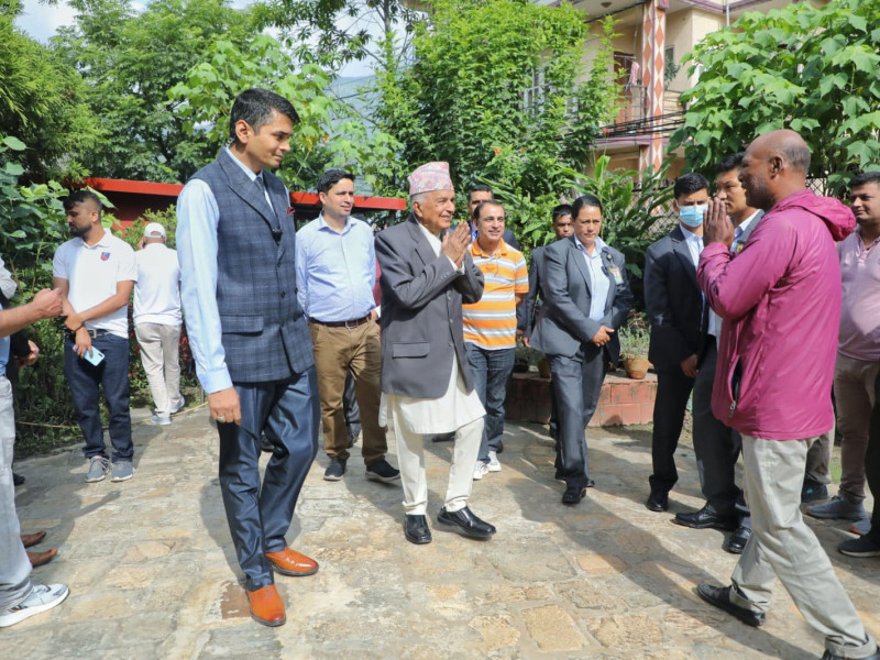 शीतल निवासबाट पाँच महिनापछि राष्ट्रपति पुगे निजी निवास [तस्बिरहरू]